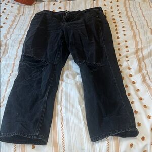 American Eagle Outfitters Black Straight Leg Jeans